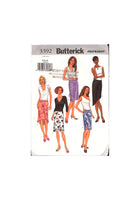 Butterick 3392 Sewing Pattern Petite Skirt Size 6-8-10 Uncut Factory Folded