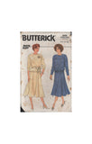 Butterick 3409 Sewing Pattern, Top, Skirt and Belt, Size 14-16-18, Uncut, Factory Folded