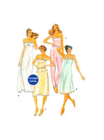 Butterick 3434 Lingerie: Camisole,Evening Length or Half Slips and Pants, Partially Cut, Complete, Sewing Pattern Bust 34 (87 cm)