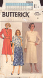 Butterick 3463 Sewing Pattern Top Skirt Size 8 or Size 12 Uncut Factory Folded