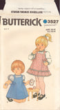 Butterick 3527 Sewing Pattern, Toddler's Jumper and Blouse, Size 4, Cut, Complete