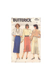 Butterick 3541 Sewing Pattern, Skirt, Size 12, Cut, Complete