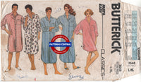 Butterick 3548 Unisex Nightshirt in Thee Lengths, Cut, Complete Sewing Pattern Plus Size 42-46