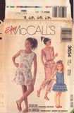 McCall's 3654 Sewing Pattern, Girls' Dress, Jumpsuit and Romper, Size Small, Uncut, Factory Folded