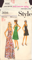 Style 3694 Sewing Pattern, Dress, Size 14, Cut, Complete