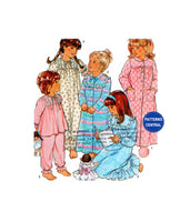 Style 3732 Child's Nightdress, Pajamas and Robe, Uncut, Factory Folded Sewing Pattern Size 2 Breast 53 cm