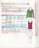 Kwik Sew 3740 Sewing Pattern, Tops, Size XS-XL, Uncut, Factory Folded