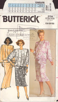 Butterick 3754 Top, Skirt, Size 14-16-18, Uncut, Factory Folded