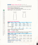 Kwik Sew 3755 Sewing Pattern, Dress and Top, Size XS-S-M-L-XL, Neatly Cut, Complete