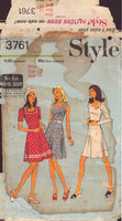 Style 3761 Sewing Pattern, Dress, Size 12, Cut, Complete