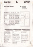 Burda 3782 Sewing Pattern, Dress, Size 10-20, Uncut, Factory Folded