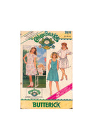 Butterick 3916 Sewing Pattern, Cabbage Patch Kids Girls' Dress, Child Size 7-8-10, Cut, Complete, Doll Pattern Incl., With or w/o Transfers