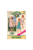 Butterick 3916 Sewing Pattern, Cabbage Patch Kids Girls' Dress, Child Size 7-8-10, Cut, Complete, Doll Pattern Incl., With or w/o Transfers