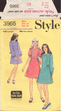 Style 3965 Sewing Pattern, Dress, Size 12, Uncut, Factory Folded