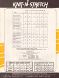 Knit-N-Stretch 400B Sewing Pattern, Infants'/Children's Top&T-Shirt, Size 0-6, Uncut