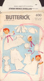 Butterick 400 Sewing Pattern, Infant's Layette, One Size, Cut, Complete