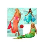 Simplicity 4043 Mother and Child Mermaid Costumes, Uncut, Factory Folded, All Sizes Included