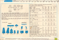 Simplicity 4063 Sewing Pattern Girl's Dress and Pinafore, Size 8, Cut, Complete