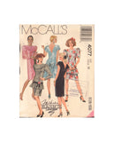 McCall's 4077 Sewing Pattern, Women's Dresses, Size 14, Neatly Cut, Complete