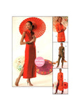 McCall's 4078 Cheongsam Style Dress, Top, Duster and Pants, Uncut, Factory Folded, Size 8-14