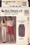 McCall's 4087 Misses' Skirt, Pants & Shorts, Size 12, Partially Cut, Complete