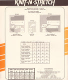 Knit-N-Stretch 410B Sewing Pattern, Boys' & Girls' Top & T-Shirt, Size 8-14, Uncut