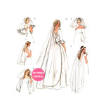 McCall's 4126 Set of Bridal Veils, Uncut, Factory Folded, All Sizes