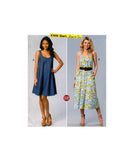 Kwik Sew 4172 Loose Fitting Tent Dress in Two Lengths, Uncut, Factory Folded, Sewing Pattern Size 8-22