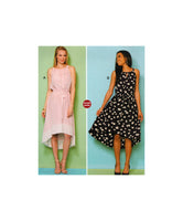 Kwik Sew 4206 Sleeveless Dress with Hi-Lo Skirt, Uncut, Factory Folded, Sewing Pattern Size 8-22