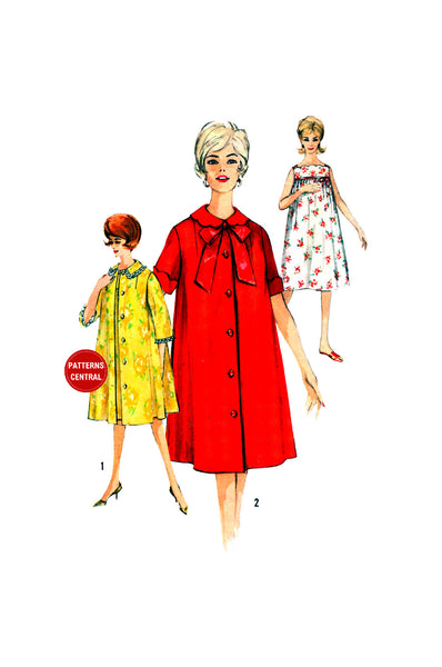 Simplicity 4214 Nightgown and Robes, Uncut, Factory Folded, Sewing Pattern Bust 32 (81 cm)