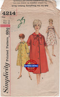 Simplicity 4214 Nightgown and Robes, Uncut, Factory Folded, Sewing Pattern Bust 32 (81 cm)