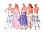 Butterick 4407 Flared or Straight Petticoat, Underskirt in Ankle or Evening Length, Cut, Complete, Sewing Pattern Waist 24-26.5 (61-67 cm)