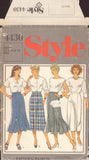 Style 4430 Sewing Pattern, Skirts, Size 12-14-16, Cut, Complete