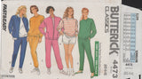 Butterick 4473 Sewing Pattern, Jacket, Top, Shorts and Pants, Size XS-S-M (6-14), Uncut, Factory Folded