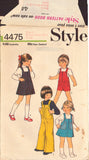 Style 4475 Children's Dungarees, Size 2, Cut, Complete