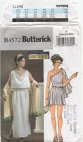 Butterick 4572 Ancient Greek Costumes: Dress or Tunic and Drape, Uncut, Factory Folded, Sewing Pattern Size 4-14