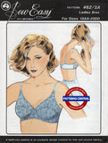 Sew Easy 462/3A Ladies Bras, Uncut, Factory Folded Sewing Pattern Multi Plus Size 10AA-20DD