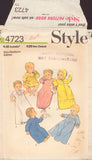 Style 4723 Sewing Pattern, Babies' Layette, Size Newborn, Cut, Complete