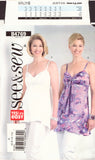 See&Sew 4769 Sewing Pattern, Women's Top, Size 12, Cut, Complete