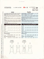 See&Sew 4769 Sewing Pattern, Women's Top, Size 12, Cut, Complete