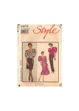 Style 4908 Sewing Pattern, Skirts and Blouse, Size 6-8-10, Cut, Complete