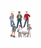 McCall's 4949 Child's Shirt, Top, Cargo Pants and Shorts, Uncut, Factory Folded Sewing Pattern Size 8