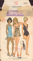 Simplicity 5027 Sewing Pattern Bathing Suits Size 12 Partially Cut, Complete