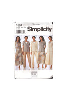 Simplicity 5104 American Sewing Guild Top, Jacket, Pants and Skirt, Sewing Pattern Size 10-18 OR 20-28