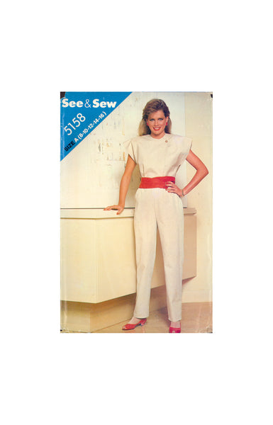 See&Sew 5158 Sewing Pattern,  Blouse and Pants, 8-16, Uncut, Factory Folded