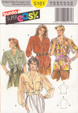 Burda 5161 Sewing Pattern Longline Shirt Size 8-16, Neatly Cut, Complete