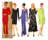 90s Sewing Pattern: Butterick 5304 Lined, A-Line, Empire Waist Evening Patterns Central 90s Sewing Pattern: Butterick 5304 Lined, A-Line, Empire Waist Evening Patterns Central