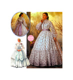 Simplicity 5442 Martha McCain Civil War Era Dresses, Uncut, Factory Folded, Size 6-12