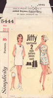 Simplicity 5444 Sewing Pattern, Beach Dress, Top and Shorts, Size 12, Cut, Incomplete