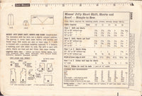 Simplicity 5444 Sewing Pattern, Beach Dress, Top and Shorts, Size 12, Cut, Incomplete